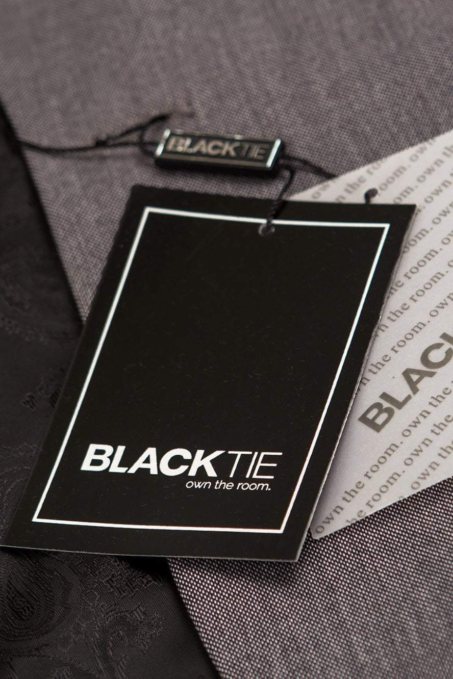 "Sebastian" Grey Pindot Tuxedo Jacket Shawl (Separates) - worldlywayz store"Sebastian" Grey Pindot Tuxedo Jacket Shawl (Separates)